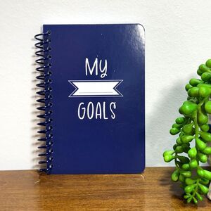 Small Notebook Spiral 4x6 Journal Goal Setting Trackers